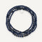Pulsera de 5 vueltas o collar azul marino de caballero