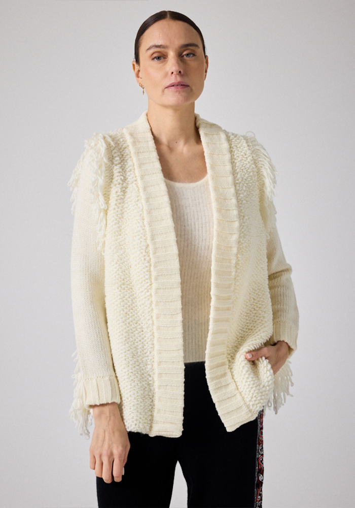 Cardigan Adrien Écru - Notshy