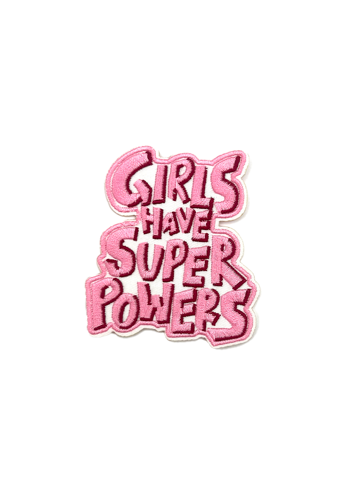 Thermocollant Girls Have Super Powers - Maison Baïka
