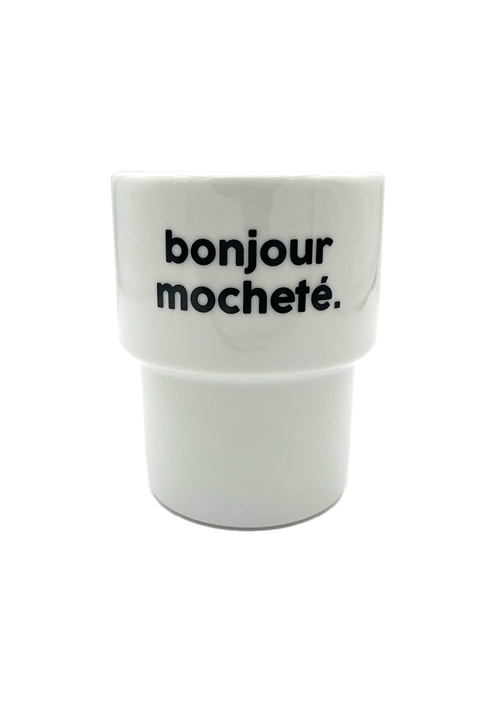 Gobelet Bonjour Mocheté - Félicie Aussi