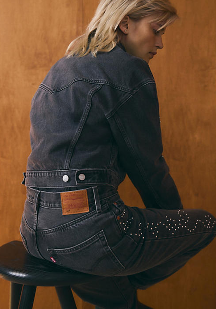 Jean 501 90's Bejeweled Noir L30 - Levi's