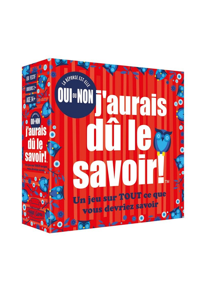 Jeu J'Aurais Dû Le Savoir Oui Ou Non - Blush Sélection Jeux