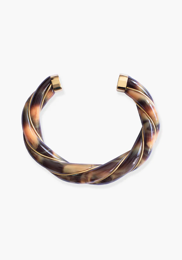 Jonc Diana Tie & Dye Oeil De Tigre - Aurélie Bidermann