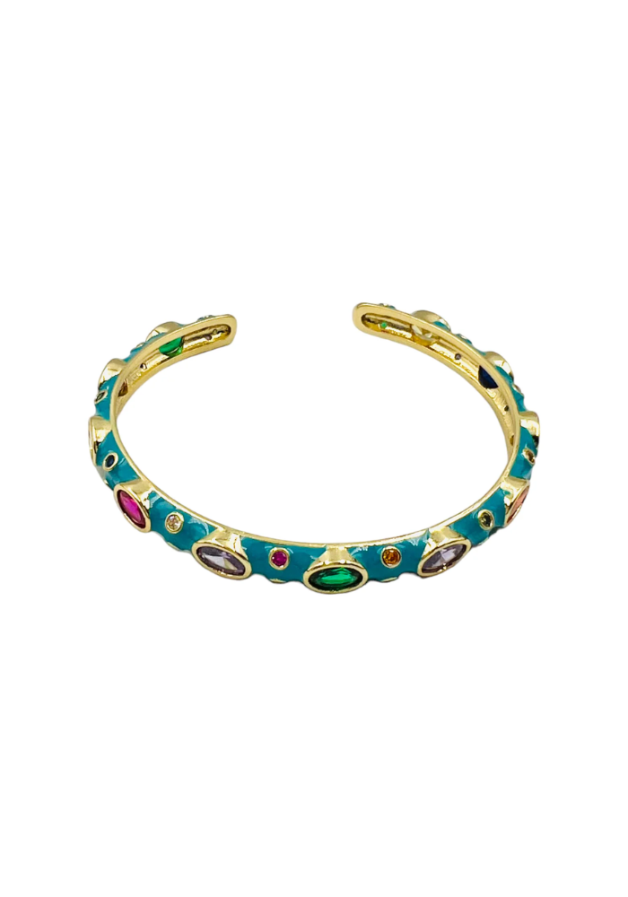 Jonc Baroque Turquoise - Tara Jwls