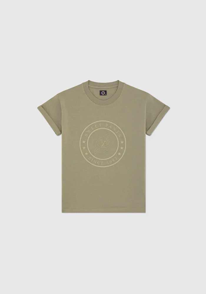 T-Shirt Kid Basic Sage - Sweet Pants