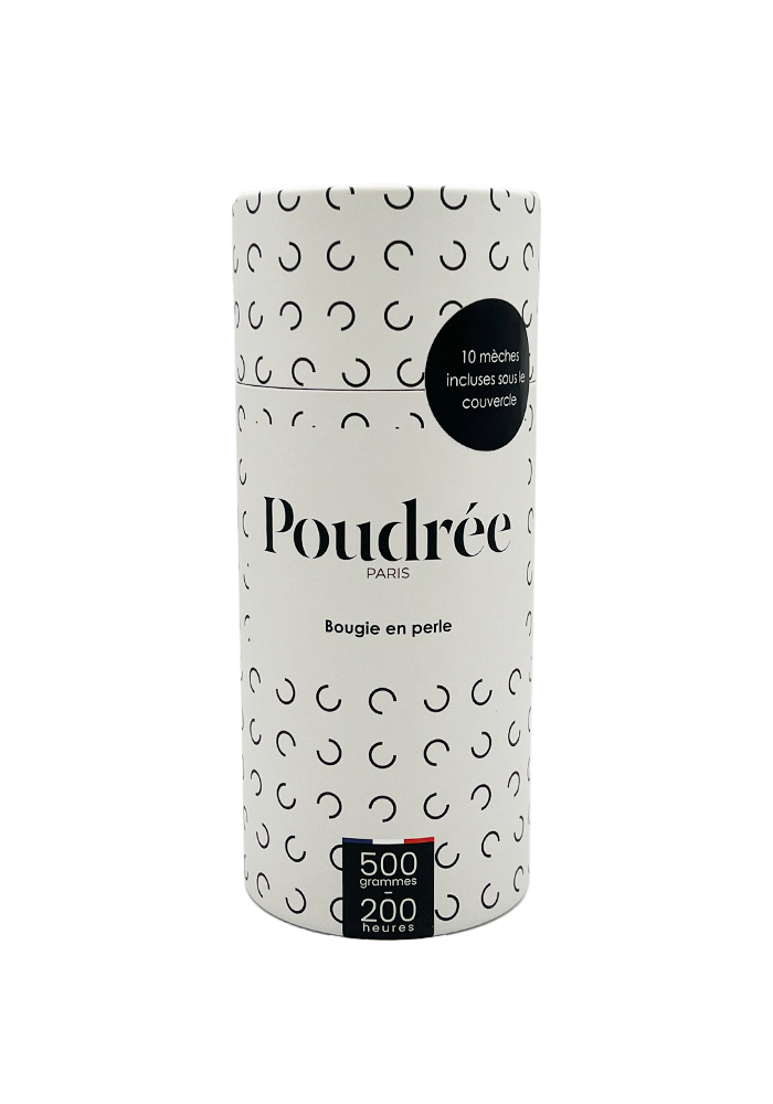 Kit De 500g De Perles De Cire Pour Bougie Et 10 Mèches - Poudrée Paris