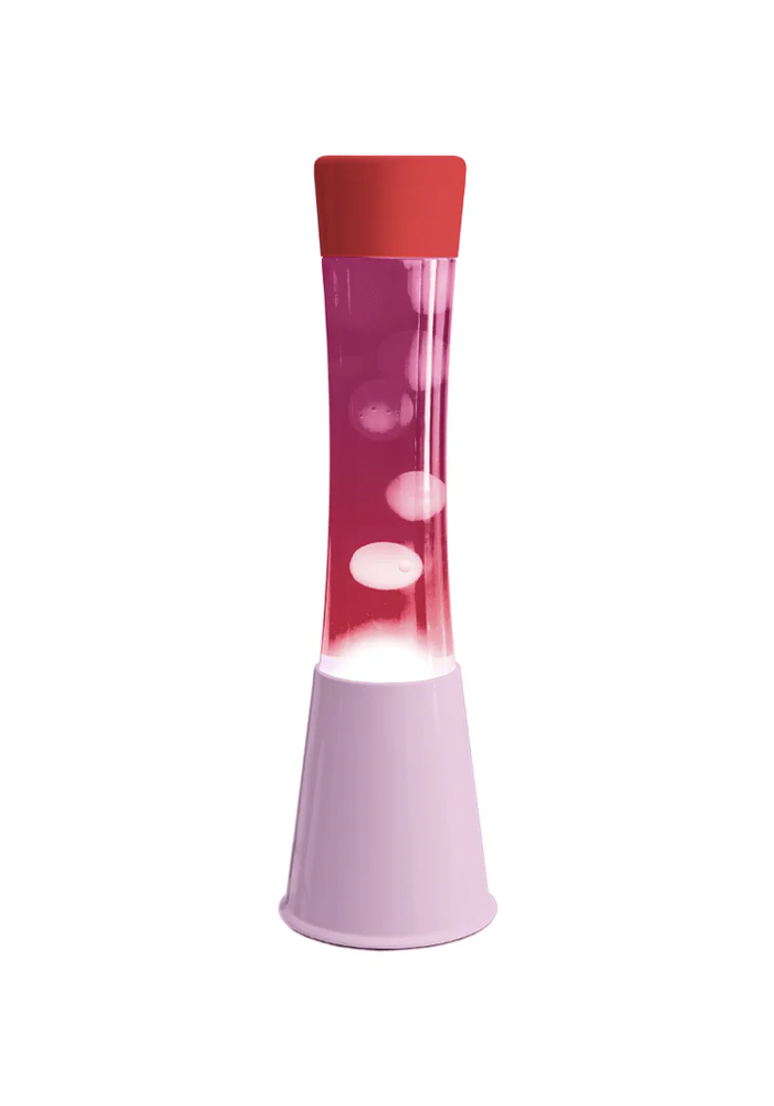 Lampe Lava Tower Rose Et Rouge - Blush Sélection Décoration