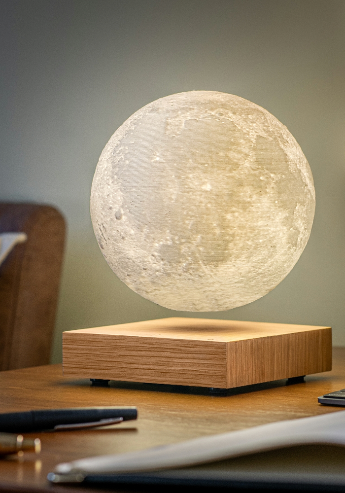 Lampe Lune En Lévitation - Blush Sélection Décoration