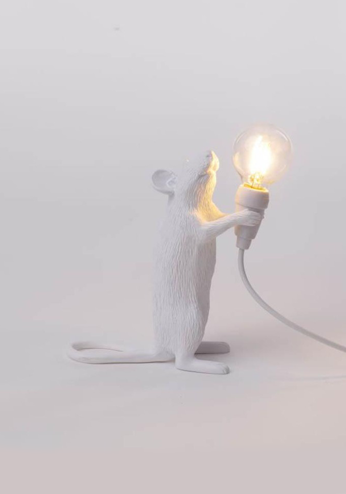 Lampe Mouse Blanche Debout - Seletti