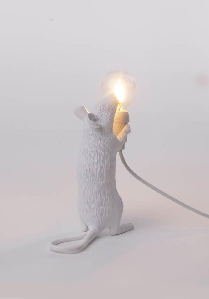 Lampe Mouse Blanche Debout - Seletti