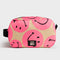 Large Smiley Pink Toiletry Bag