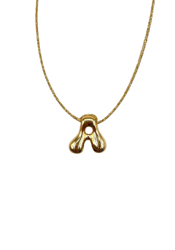 Collier Lettre A - La Môme Bijoux