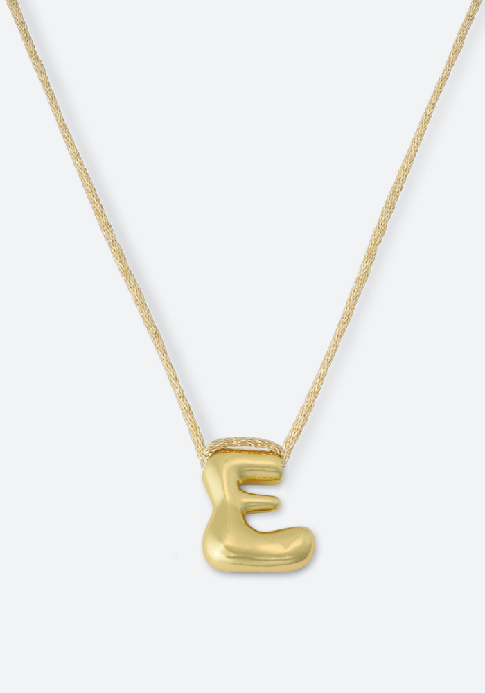 Collier Lettre E - La Môme Bijoux