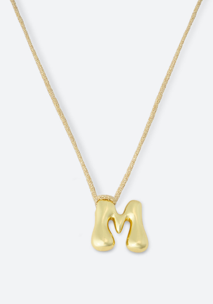 Collier Lettre M - La Môme Bijoux