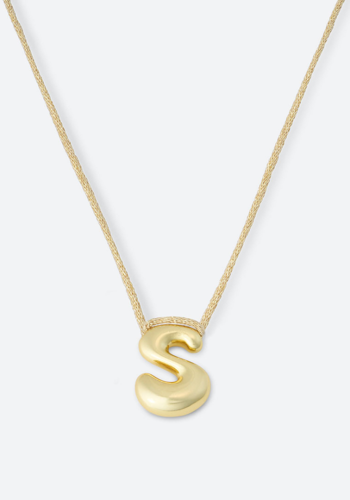 Collier Lettre S - La Môme Bijoux