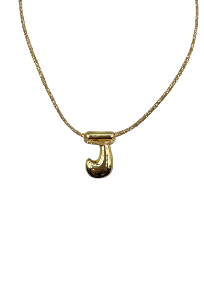 Collier Lettre J - La Môme Bijoux