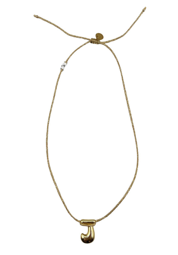 Collier Lettre J - La Môme Bijoux