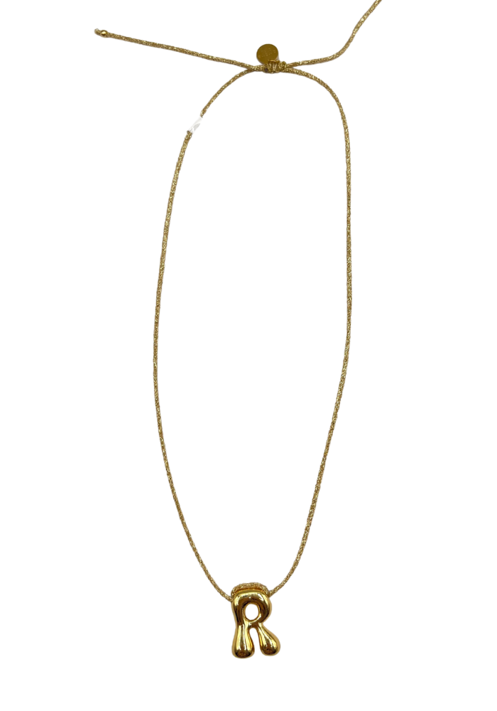 Collier Lettre R - La Môme Bijoux