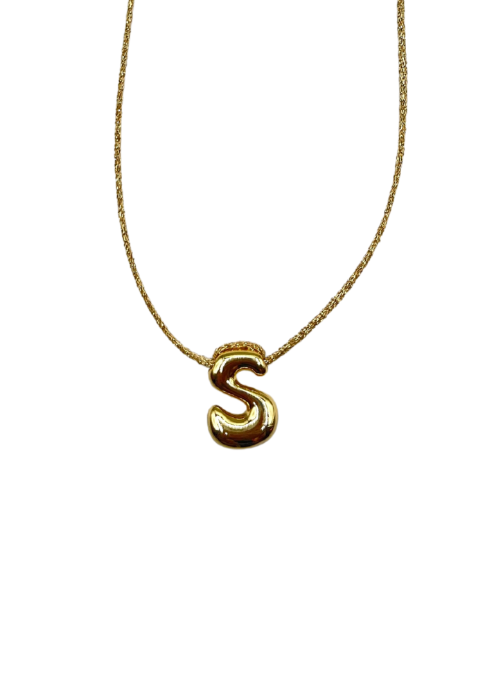 Collier Lettre S - La Môme Bijoux