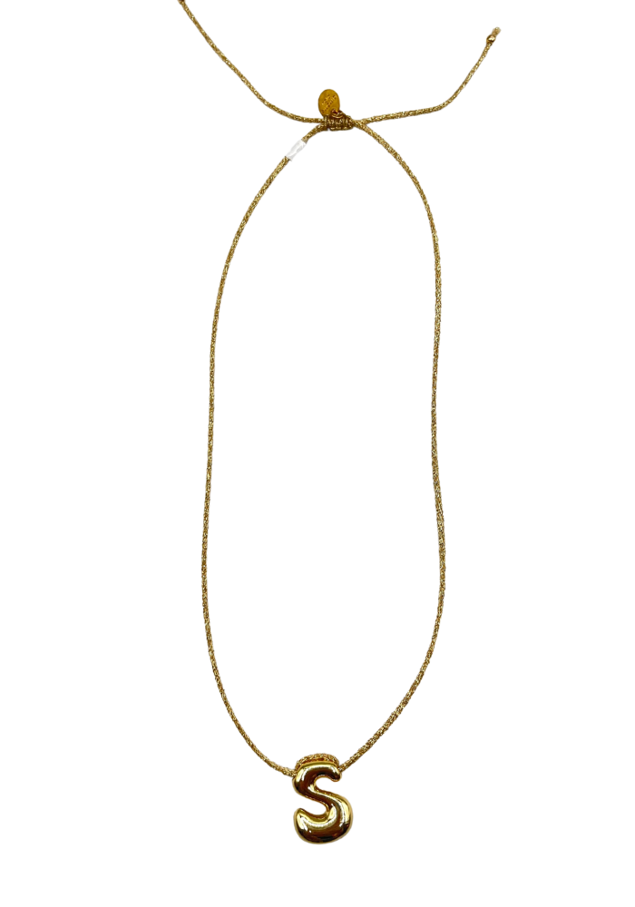 Collier Lettre S - La Môme Bijoux