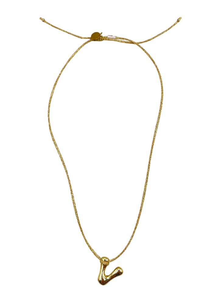 Collier Lettre V - La Môme Bijoux