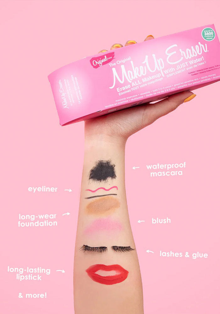 Pink Reusable Makeup Remover Wipe