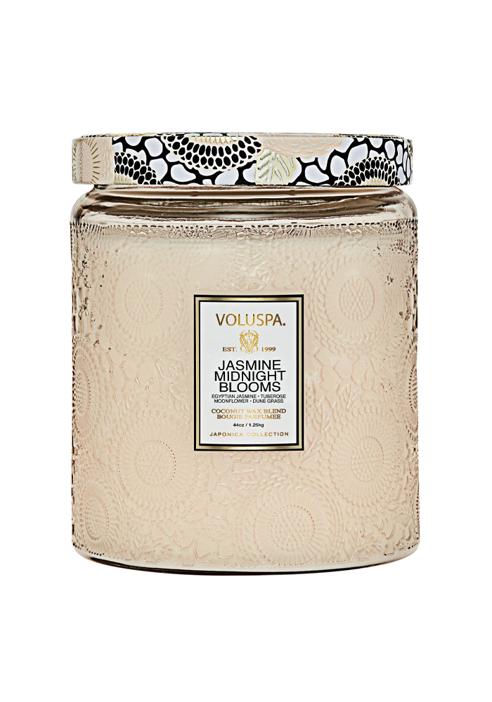 Bougie Luxe Jar Jasmine Midnight Blooms - Voluspa