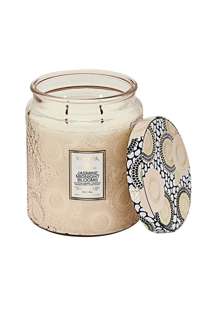 Bougie Luxe Jar Jasmine Midnight Blooms - Voluspa