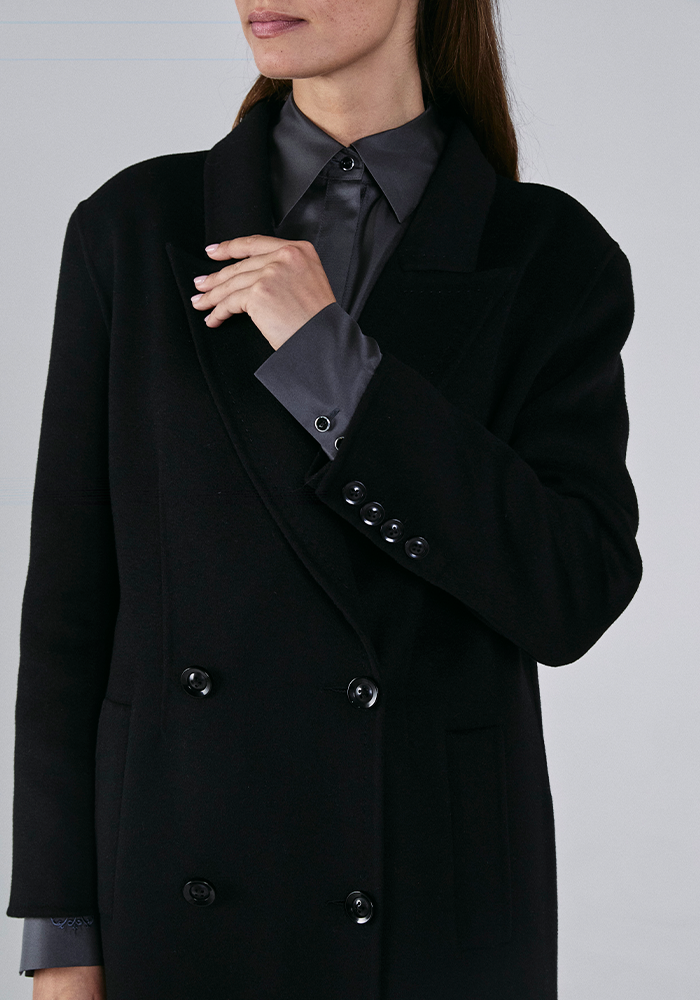 Manteau Lucky Noir - Oud Paris