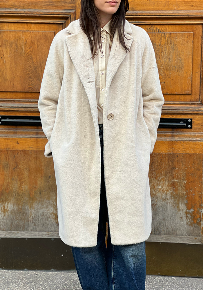 Manteau Romy Ivoire - Lou Andrea