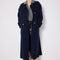 Talia Long Trench Coat 4 Buttons And Belt 90% Wool 10% Cashmere 12gg