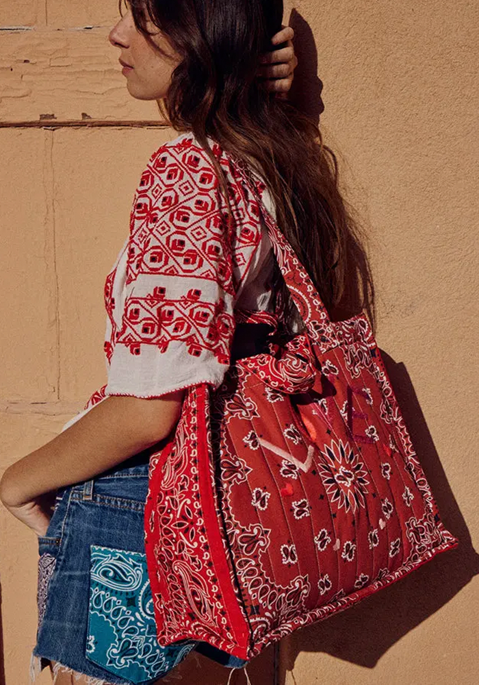 Sac Maxi Cabas Love Vintage Red Real Red - Call It By Your Name