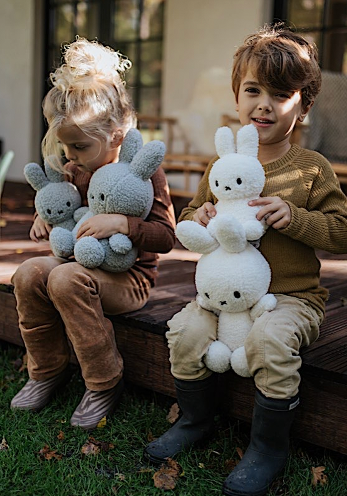 Miffy Teddy Light Gray Soft Toy - Main Image