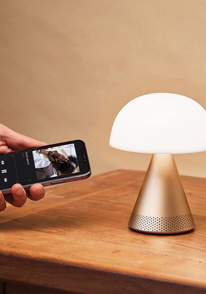 Lampe Mina L Audio Et Enceinte Bluetooth - Lexon