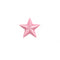 Small Pink Star Iron-on Sticker