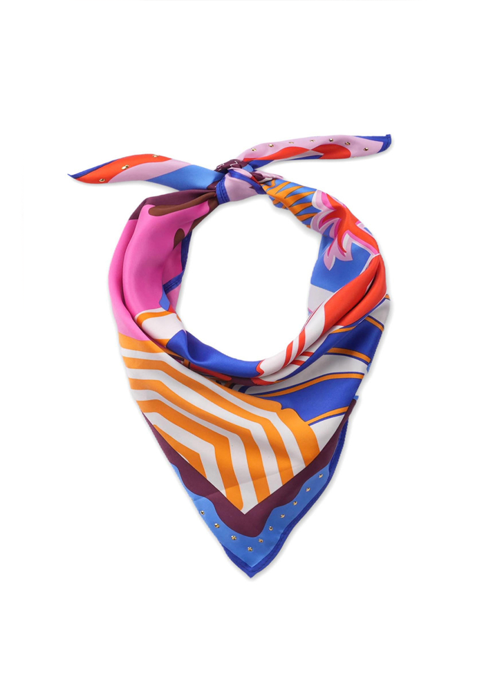 Foulard Chachacha Rose Petit Modèle - Wild Paris