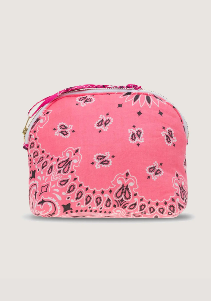 Trousse De Toilette Vanity Small Coeur Strawberry Pink Fuchsia - Call It By Your Name