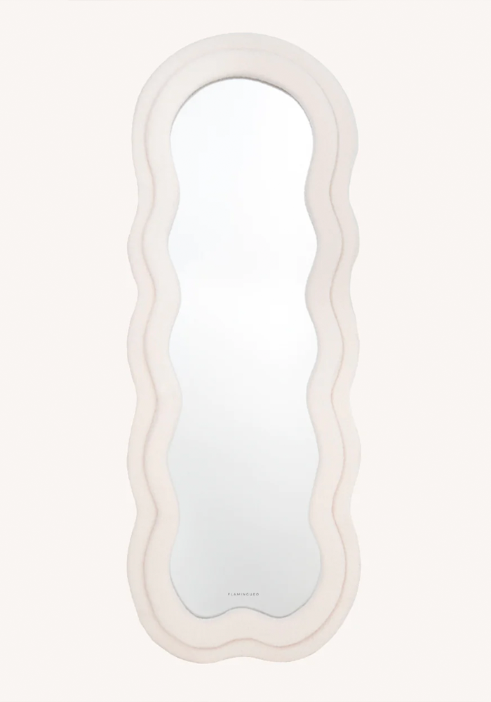 Miroir Charlotte Bouclette Blanc