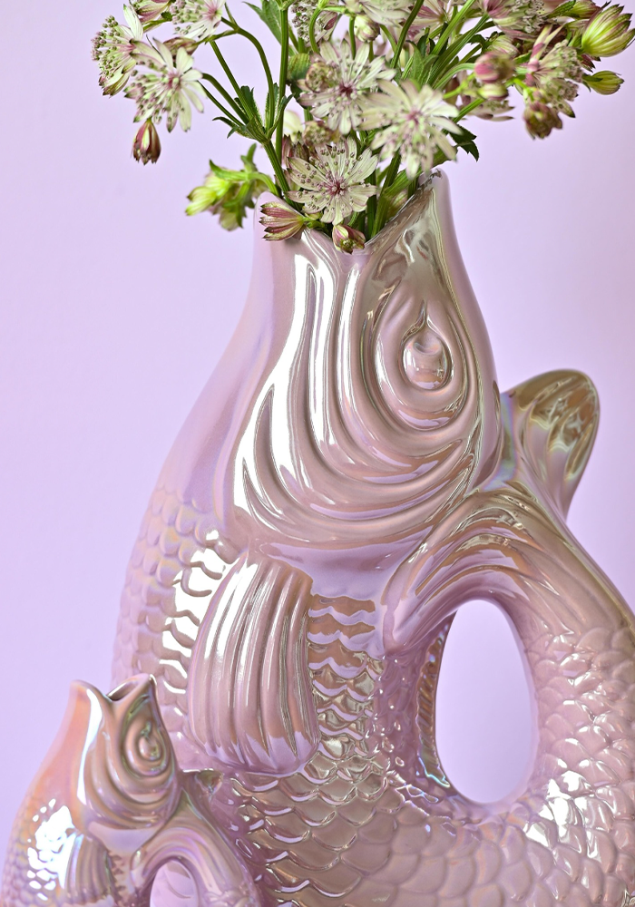 Vase Monsieur Carafon L Rainbow Violet - Blush Sélection Décoration