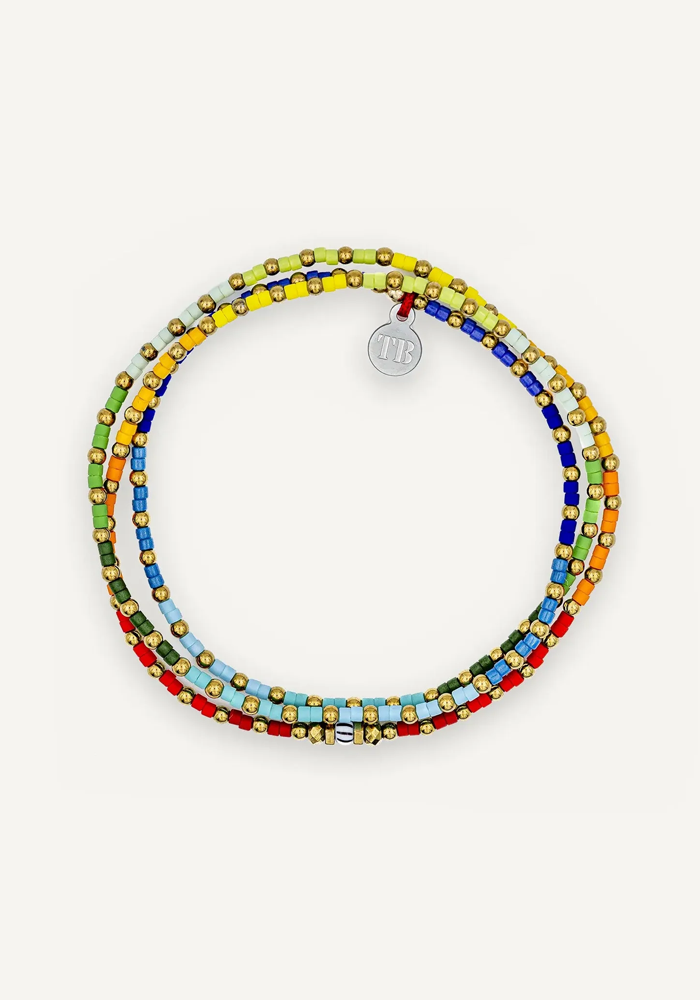 Bracelet 3 Tours Ou Collier Niji - Têtes Blondes