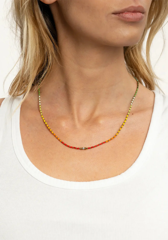 Bracelet 3 Tours Ou Collier Niji - Têtes Blondes