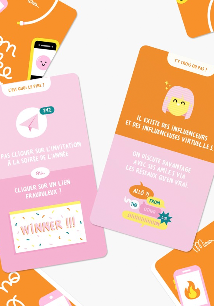 Cartes 5 Minutes De Moments Complices - On Like Ou Pas ? - Minus