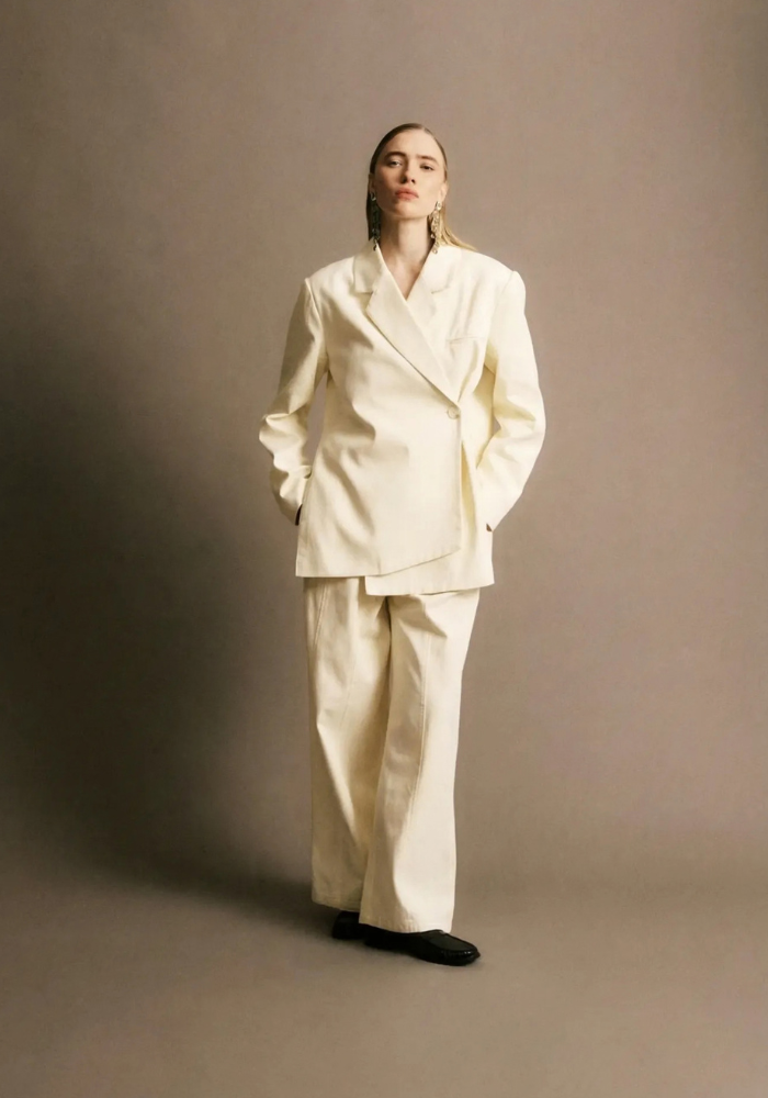 Pantalon Alain Blanc - Jiji Studio