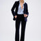 Paula Glitter Velvet Navy Pants