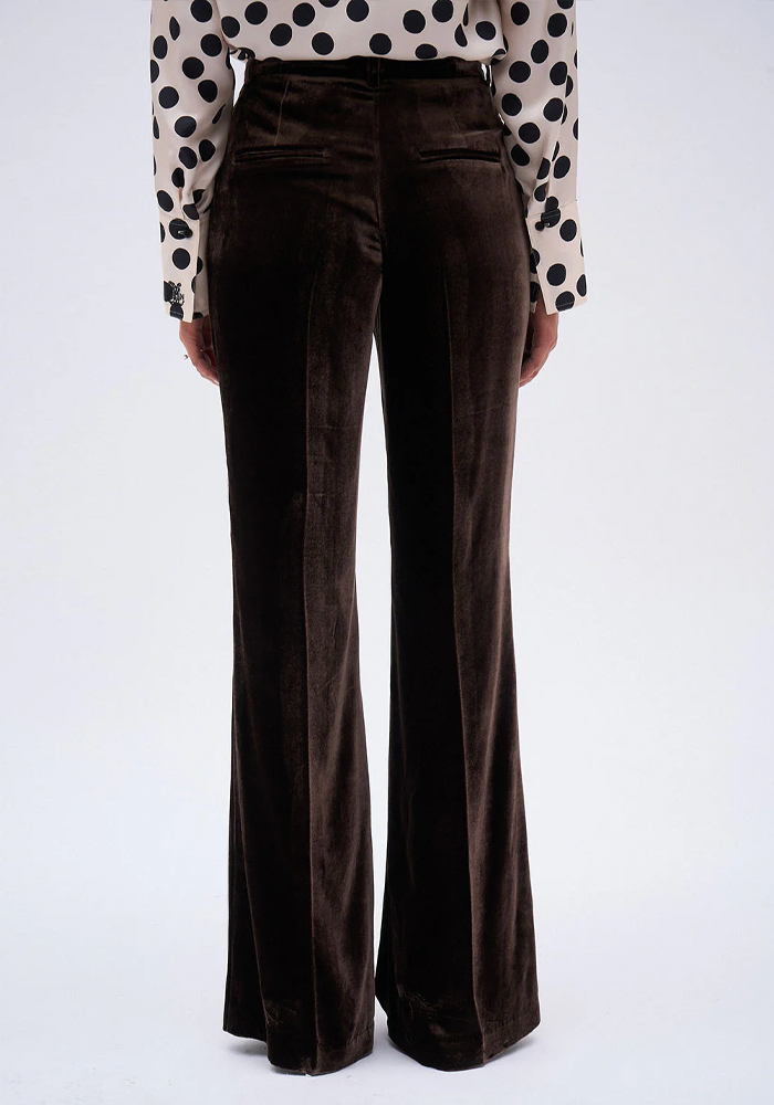 Pantalon Paula Velours Marron - DMN Paris