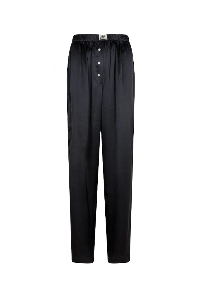 Pantalon De Pyjama Theodore Noir - Love Stories