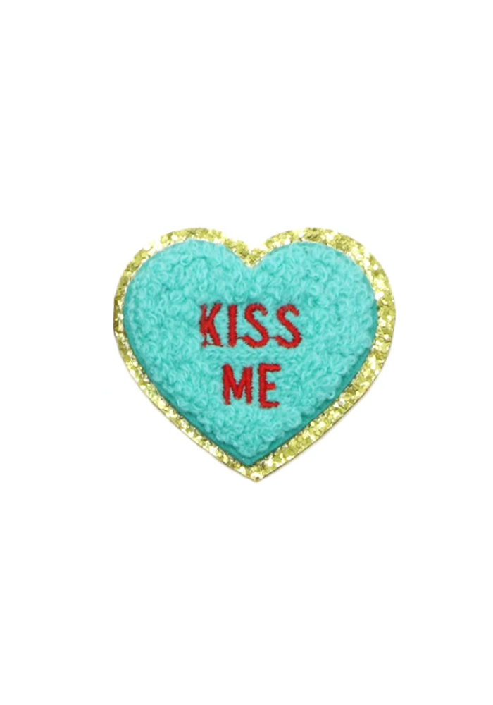 Patch Thermocollant Coeur À Message Kiss Me - MB Columbia