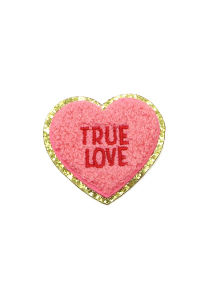 Patch Thermocollant Coeur À Message True Love - MB Columbia