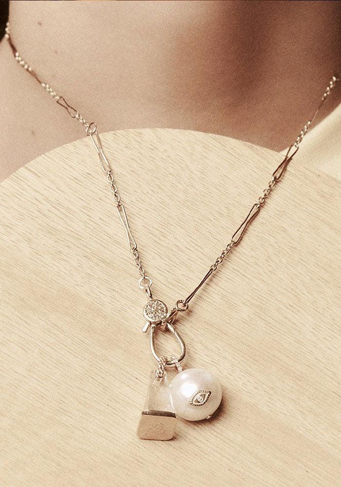 Pendentif Charlie Perle De Rivière - Pascale Monvoisin