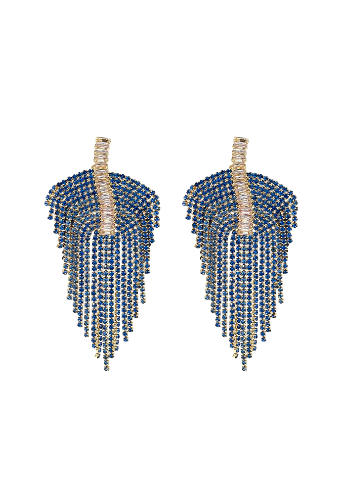 Boucles D'Oreilles Phoebe Bleu Pastel - Maison Baïka